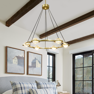 Elegant Round Chandelier 36"