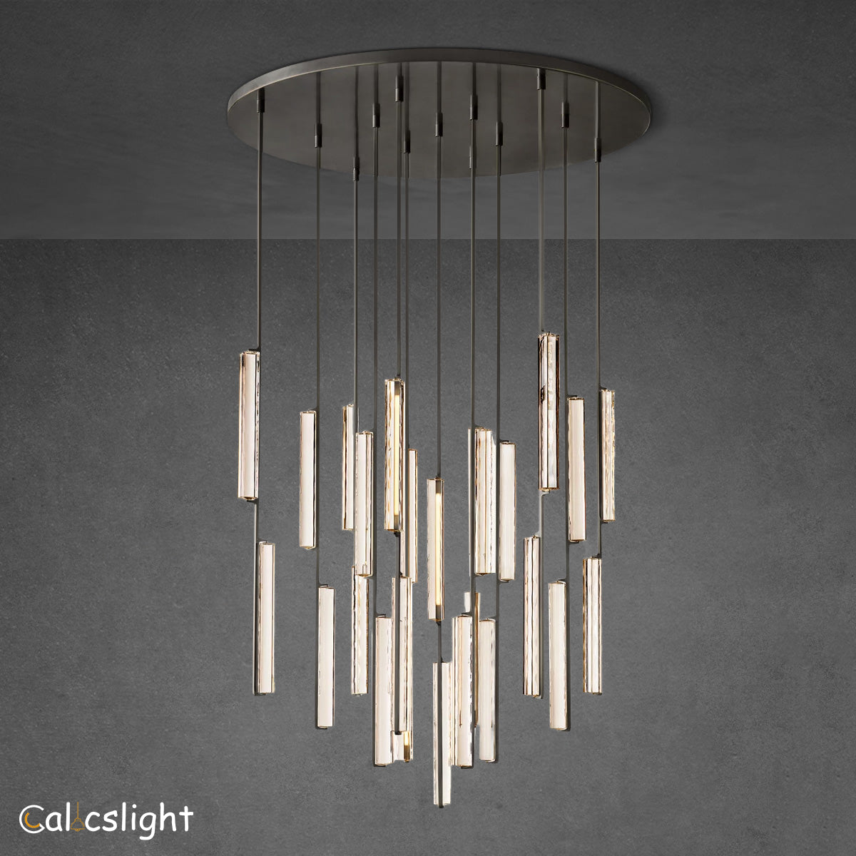 Audubon Crystal Round Chandelier 56"