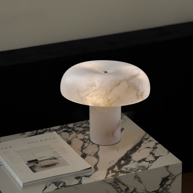 Mushroom Alabaster Table Lamp