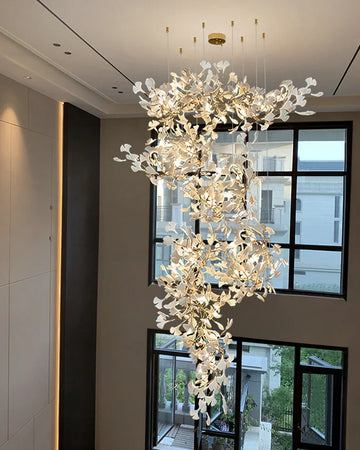 Ginkgo Chandelier Style F