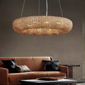 Halo Crystal Aperture Round Chandelier D72