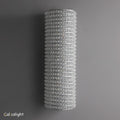 Halo Clear Crystal Beads Wall Sconce 21
