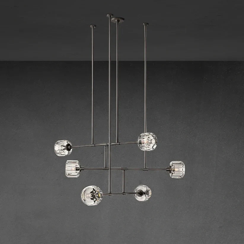 Durane Mobile Round Chandelier 48" 62"