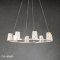 pauillac Clear Glass Round Chandelier 36