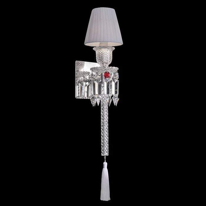 Bacara Style Zenith Crystal Wall Sconce