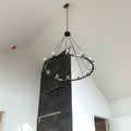 pauillac Clear Glass Round Chandelier 60