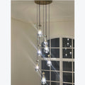 Raindrop Glass Round Chandelier 18