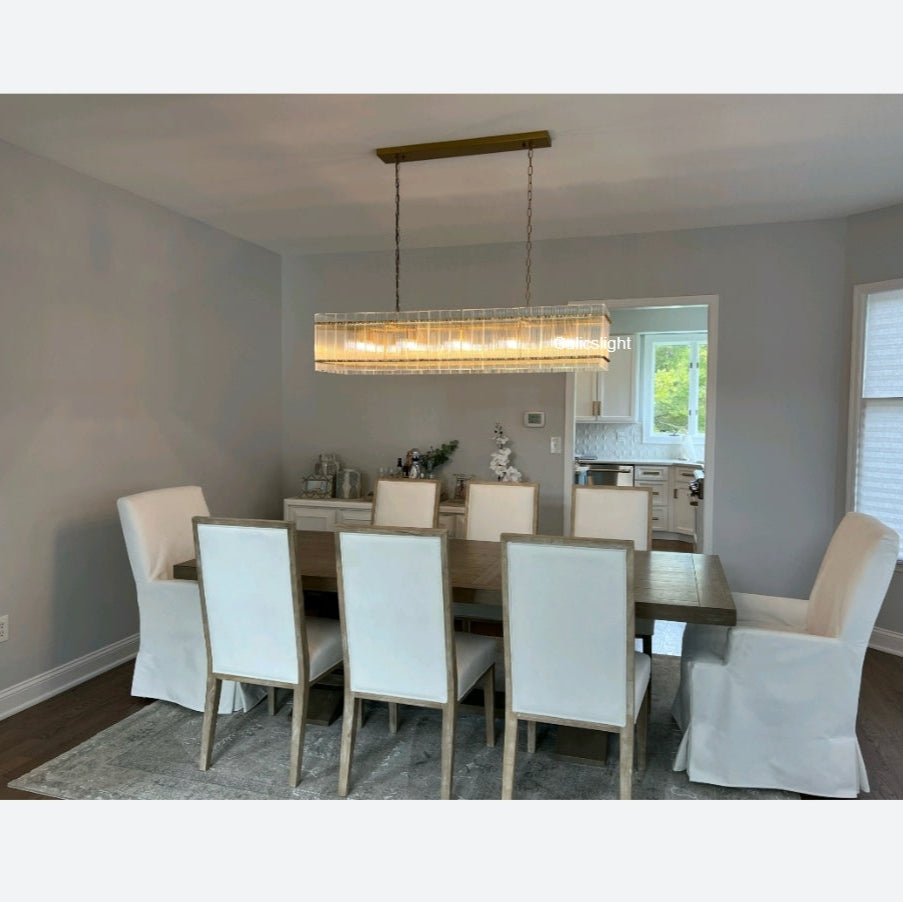 San Marco Rectangular Chandelier 54"