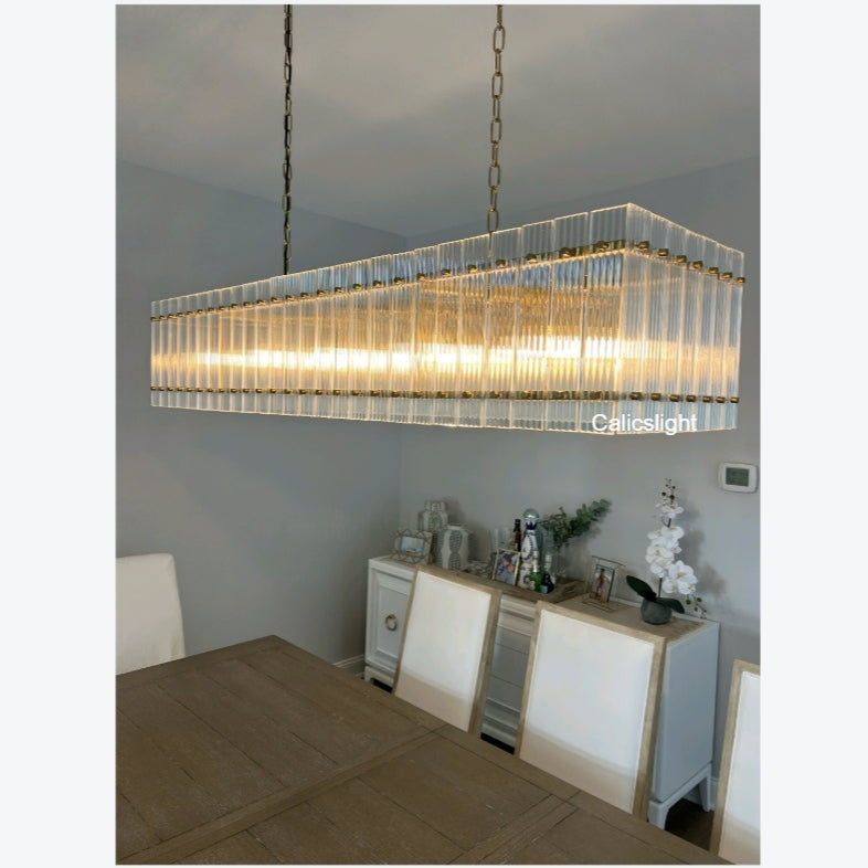 San Marco Rectangular Chandelier 54"