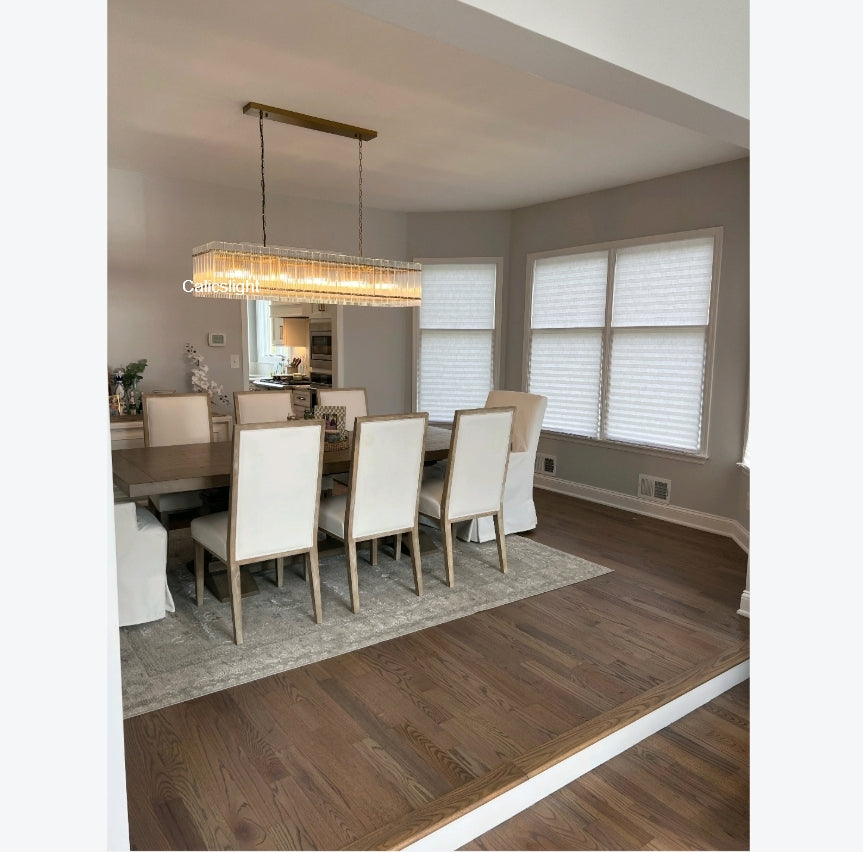 San Marco Rectangular Chandelier 54"