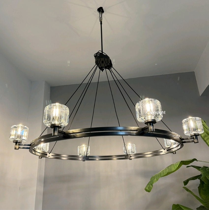 Demaret Round Chandelier 60"