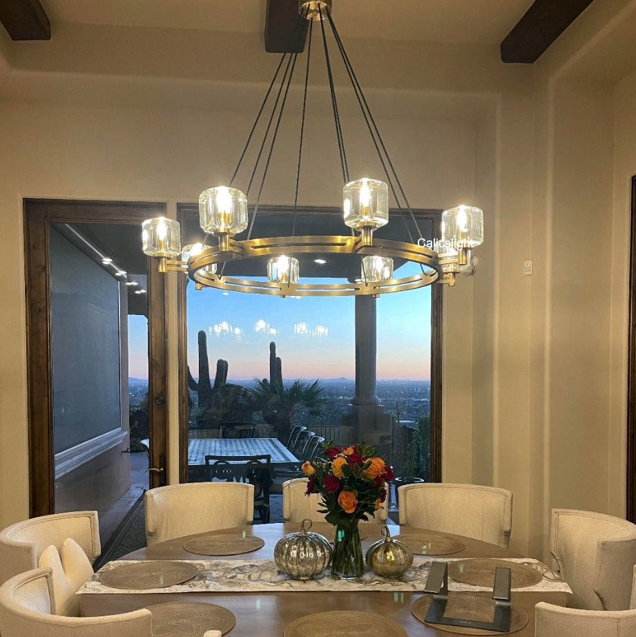 Demaret Round Chandelier 60"