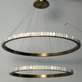 Avalon Alabaster 2 Layer Chandelier
