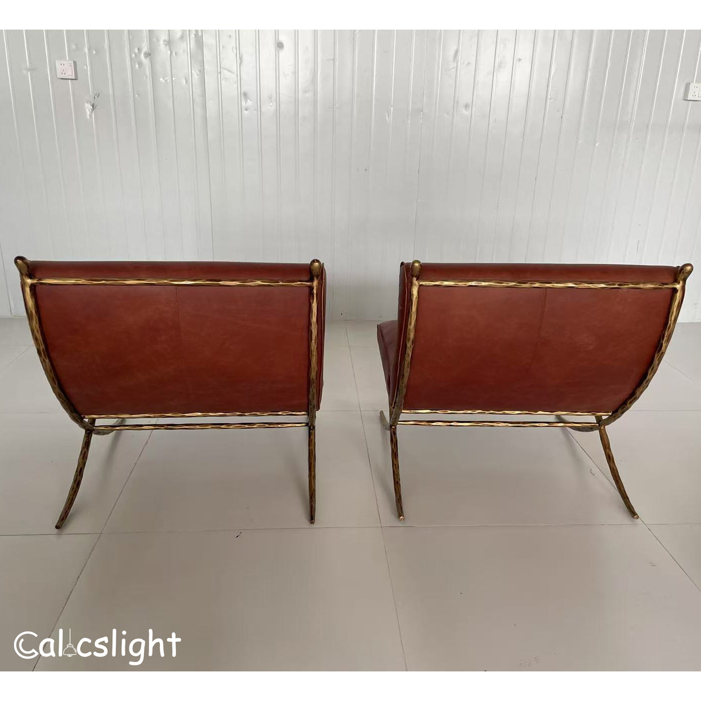 Thaddeus Vintage Leather Lounge Chair
