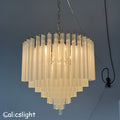 5-Tier Nova Modern Glass Chandelier