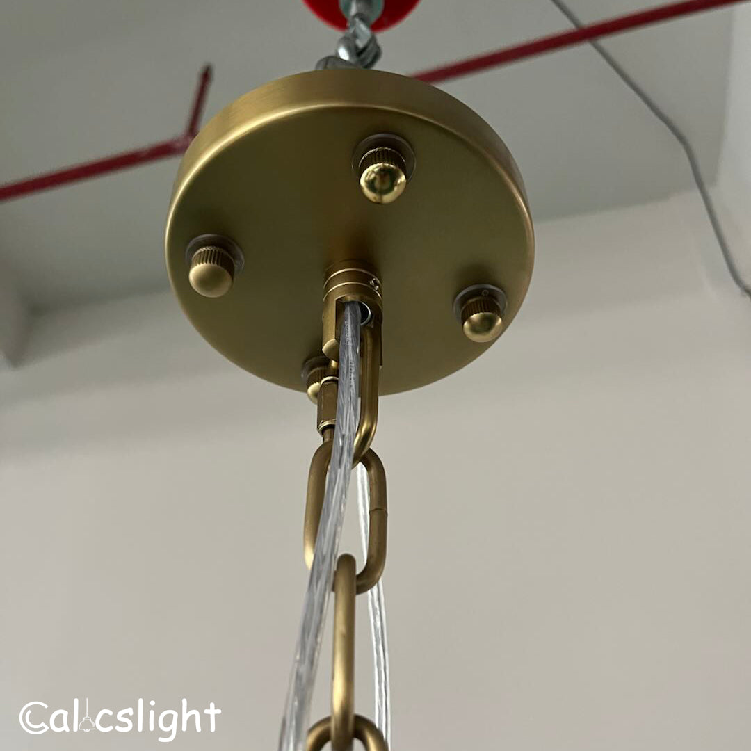 5-Tier Nova Modern Glass Chandelier