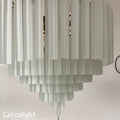 5-Tier Nova Modern Glass Chandelier