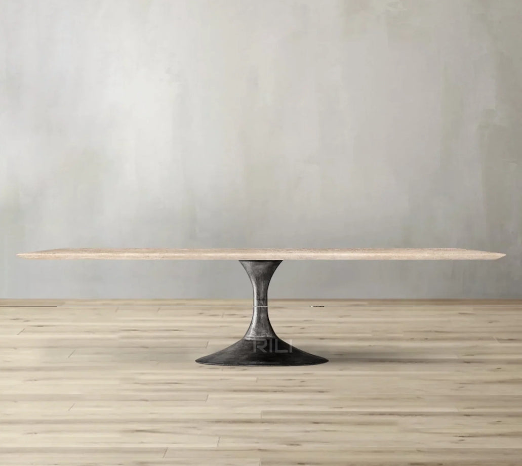 Aero Stone Rectangular Dining Table 108"