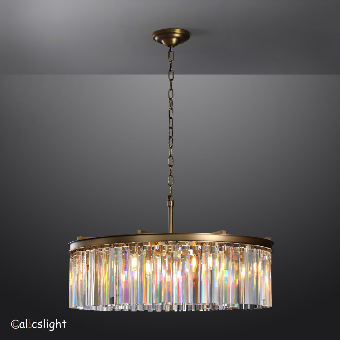 Reis Crystal Round Chandelier 32"