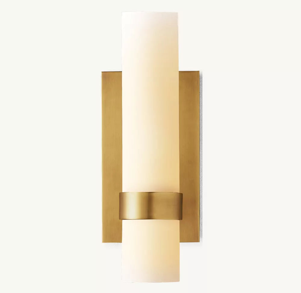 Ravelle Milk Glass Wall Sconce
