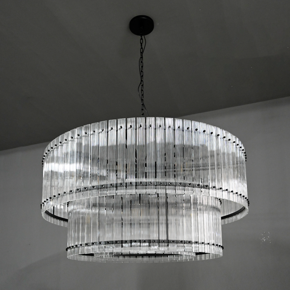 San Marco Two-Tier Round Chandelier  22" 37" 48" 60"