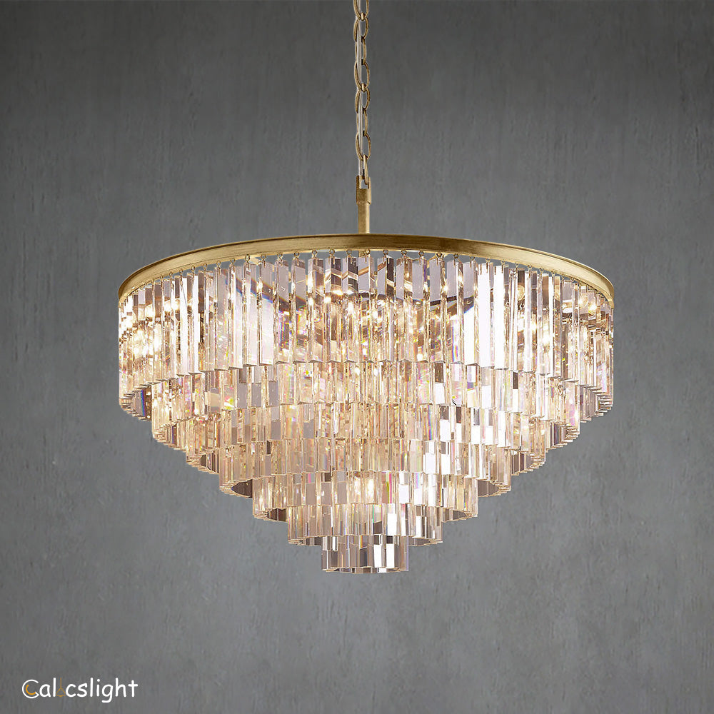 1920s Odeon Round Chandelier 
