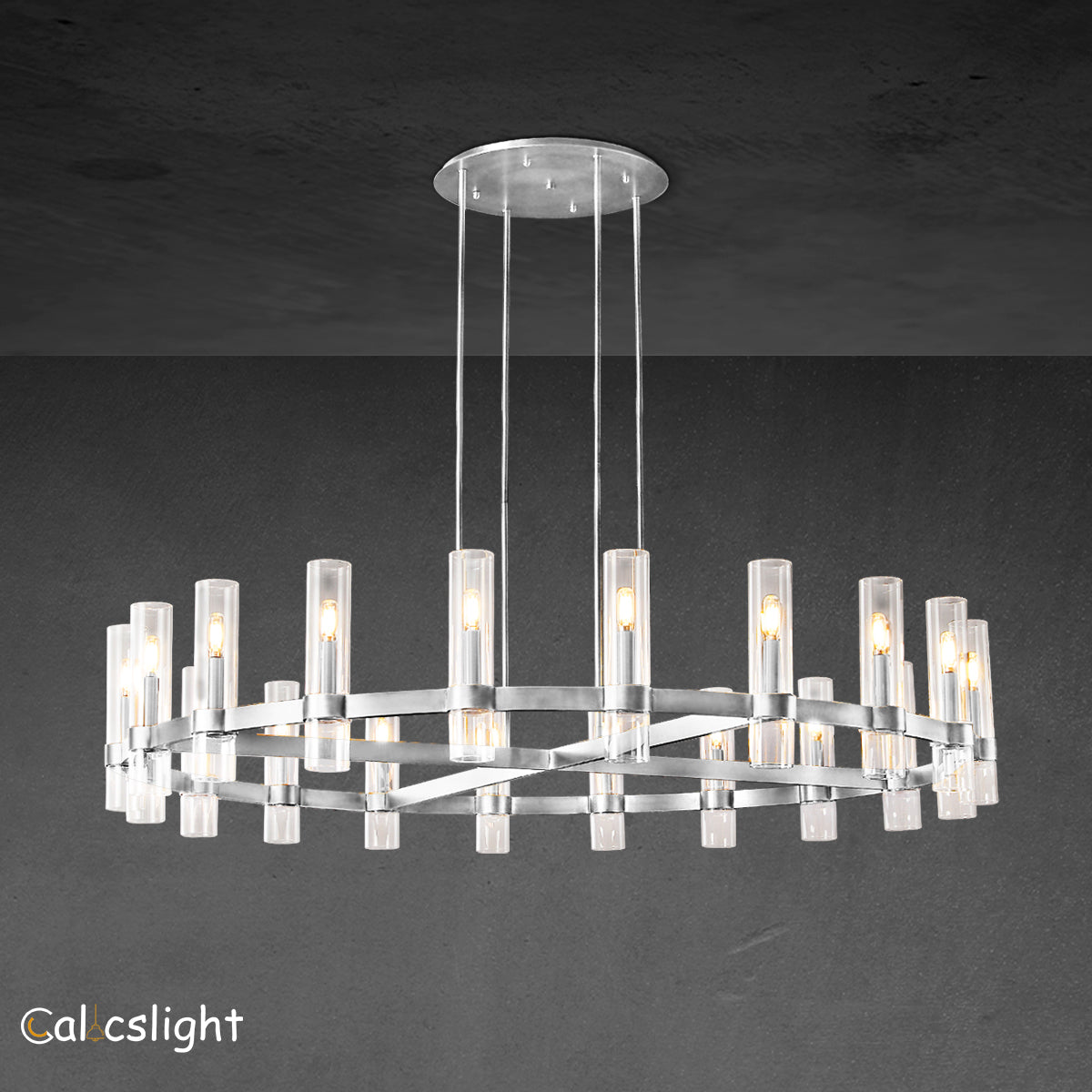 Ravelle Round Chandelier 60"