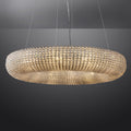 Halo Crystal Aperture Round Chandelier D72