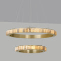 Avalon Alabaster 2 Layer Chandelier