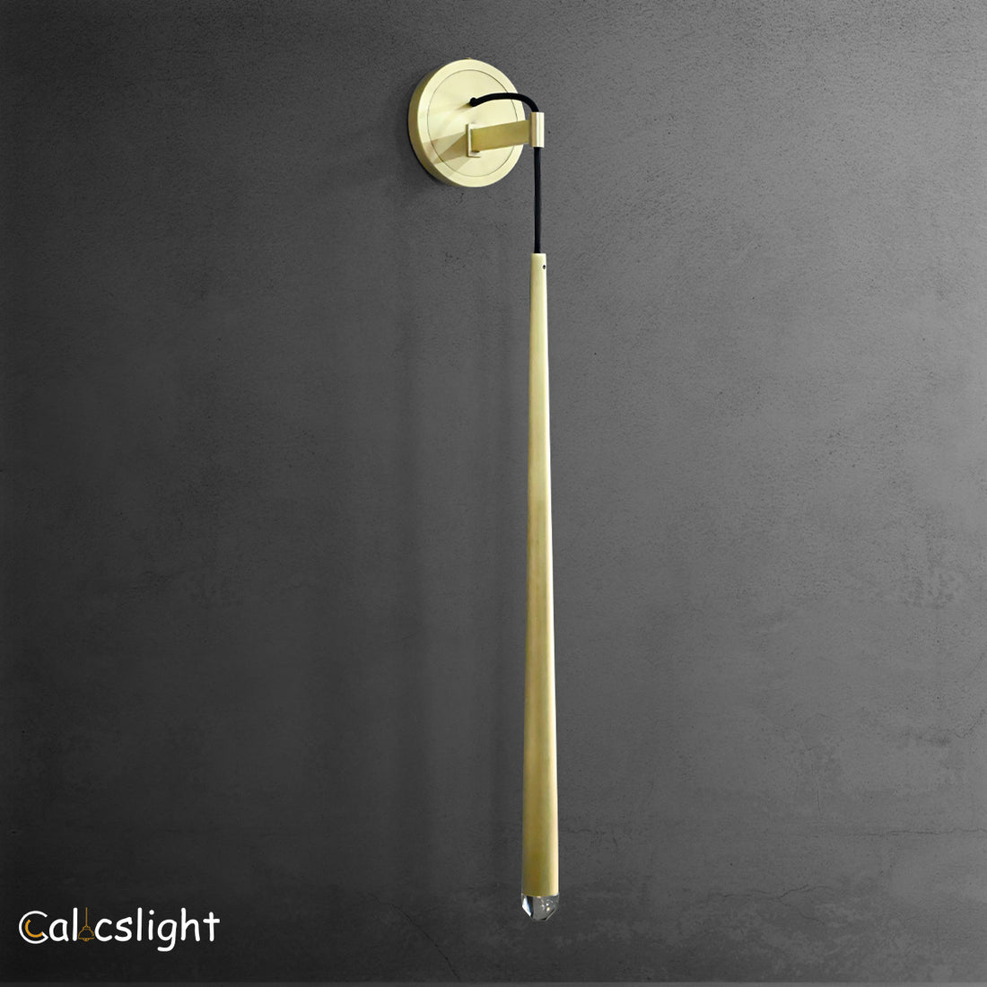 Aureline Brass Grand Sconce 38"H