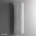 Halo Clear Crystal Beads Wall Sconce 21