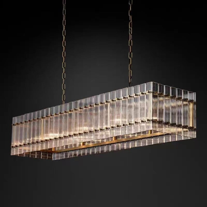San Marco Rectangular Chandelier 54"