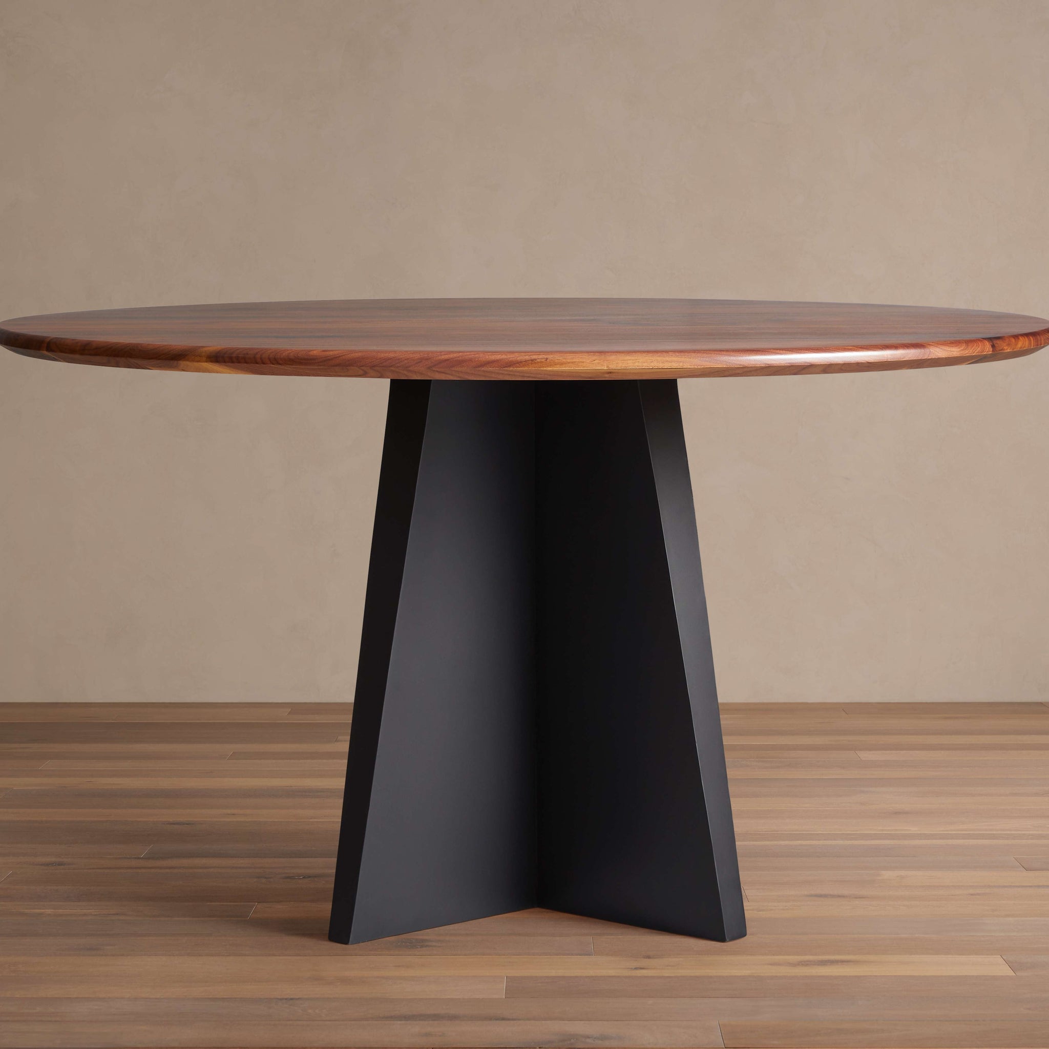 Jacob Round Dining Table with Vertex Base
