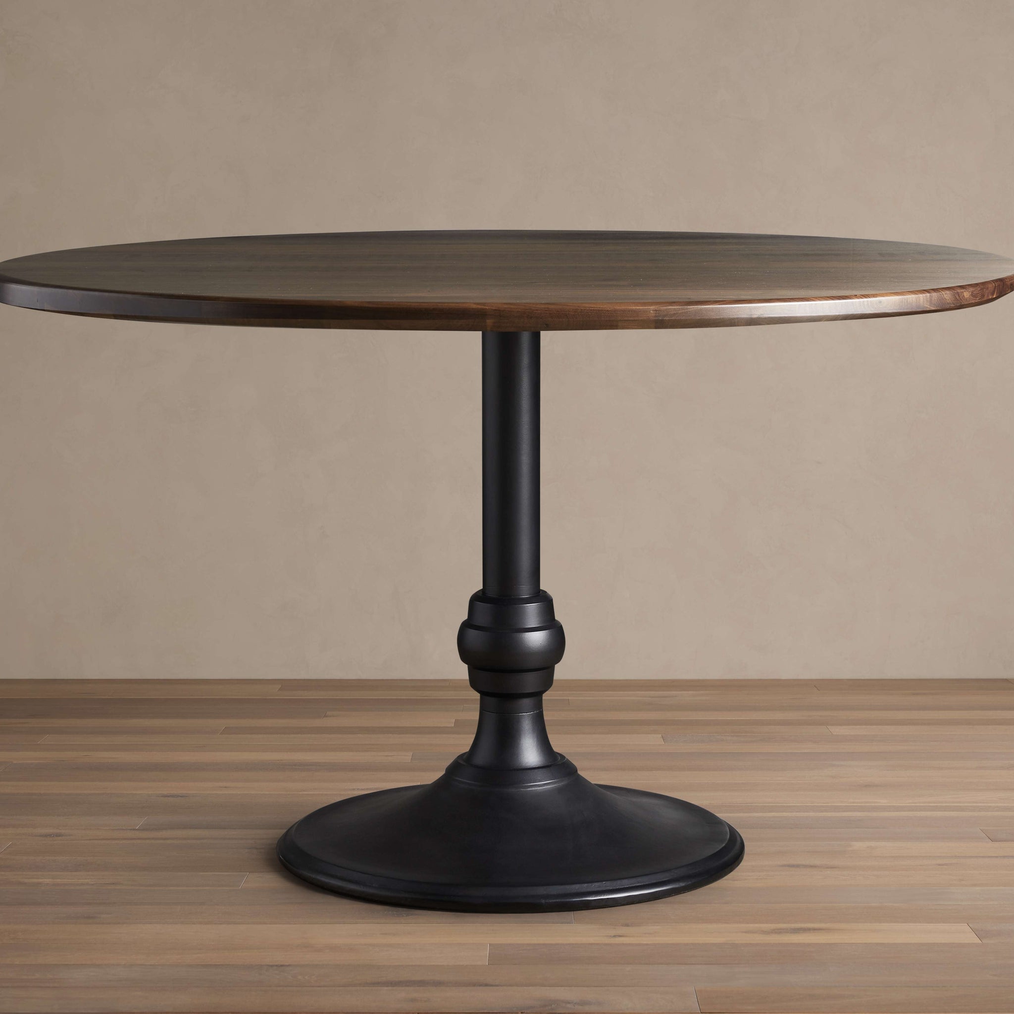 Jacob Round Dining Table with Wade Base