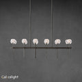 Boule De Cristal Clear Glass Double Linear Chandelier 60