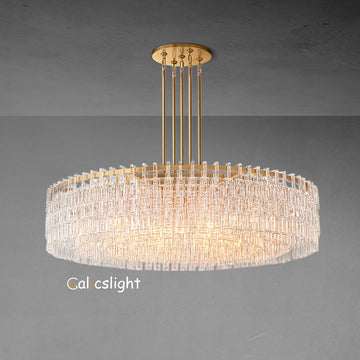 Marvella K9 Crystal Round Chandelier 60"