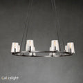 pauillac Clear Glass Round Chandelier 36