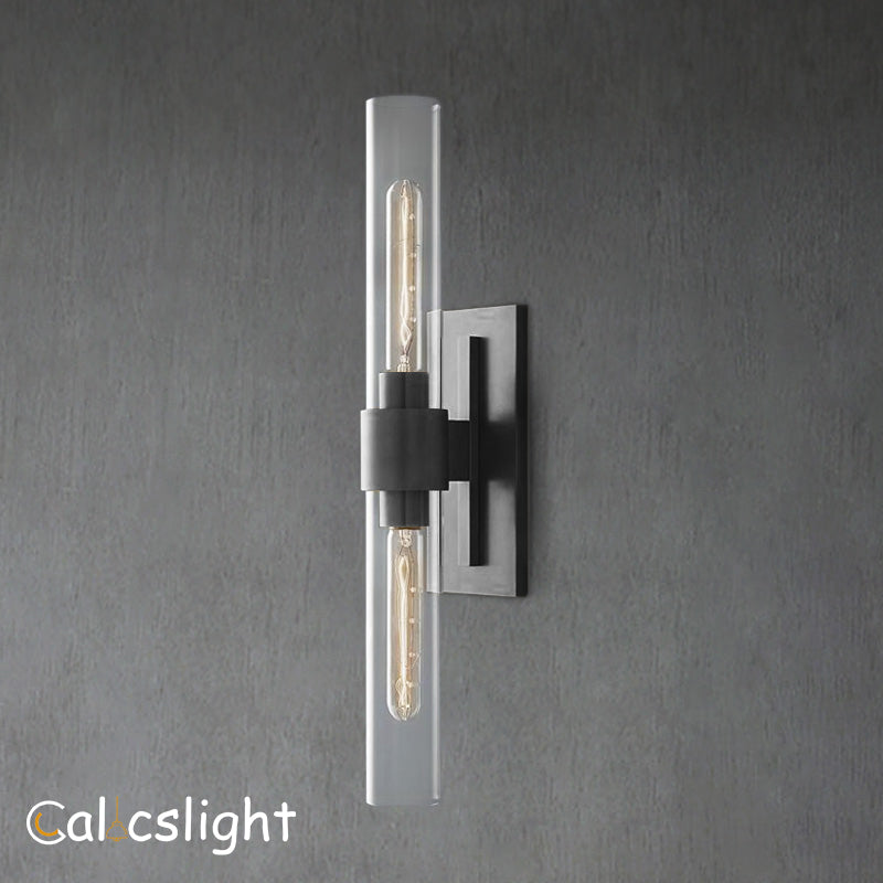 Ravelle Glass Linear Wall Sconce 23”H