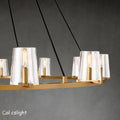 pauillac Clear Glass Round Chandelier 60
