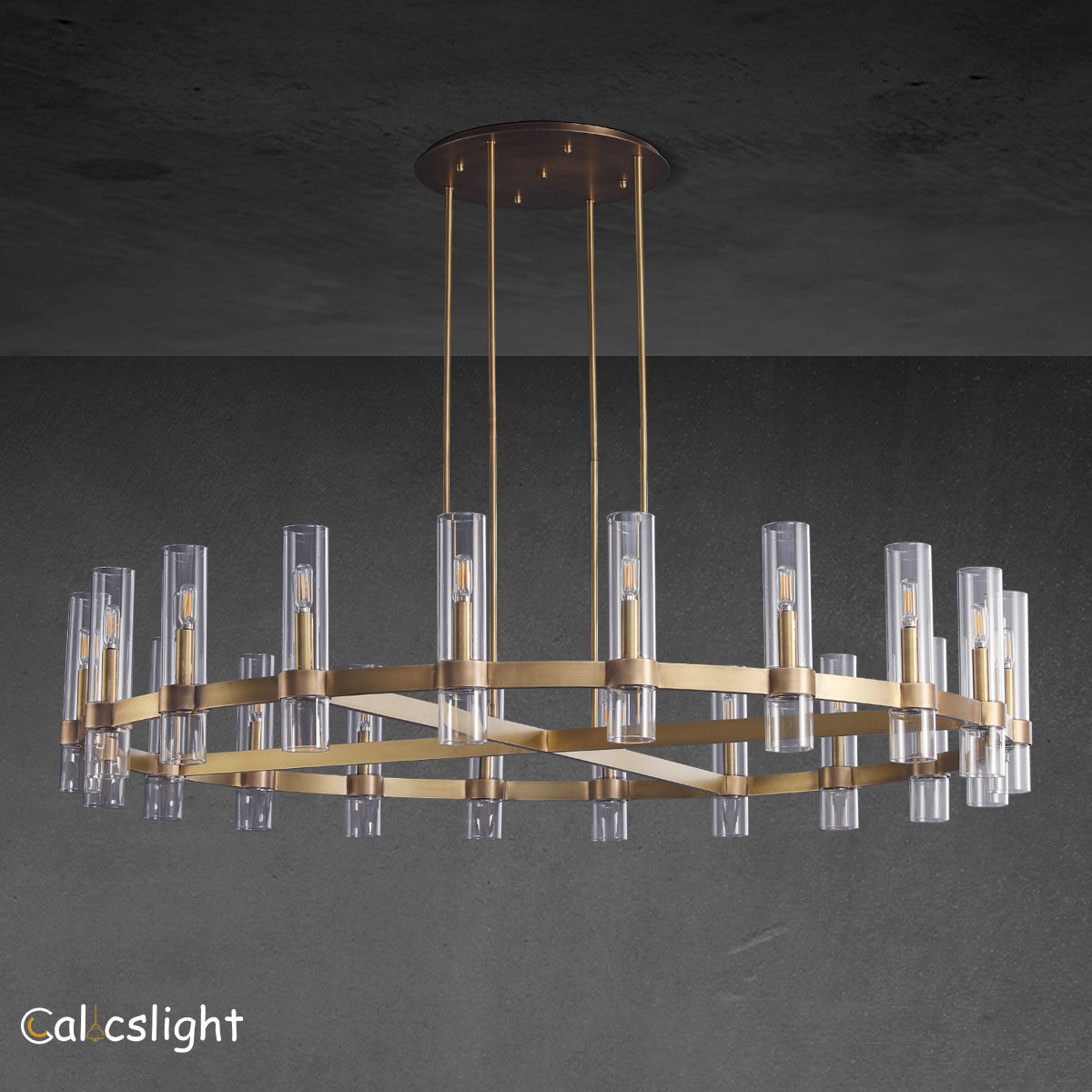 Ravelle Round Chandelier 60"