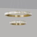 Avalon Alabaster 2 Layer Chandelier