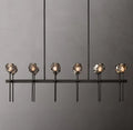 Boule De Cristal Clear Glass Double Linear Chandelier 60