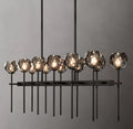 Boule De Cristal Clear Glass Double Linear Chandelier 60