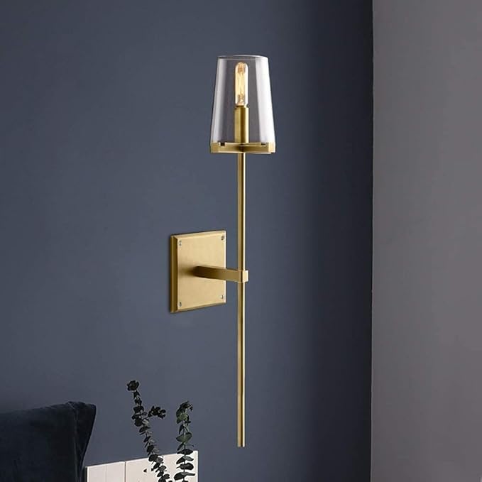 Pavence Clear Glass Linear Wall Sconce