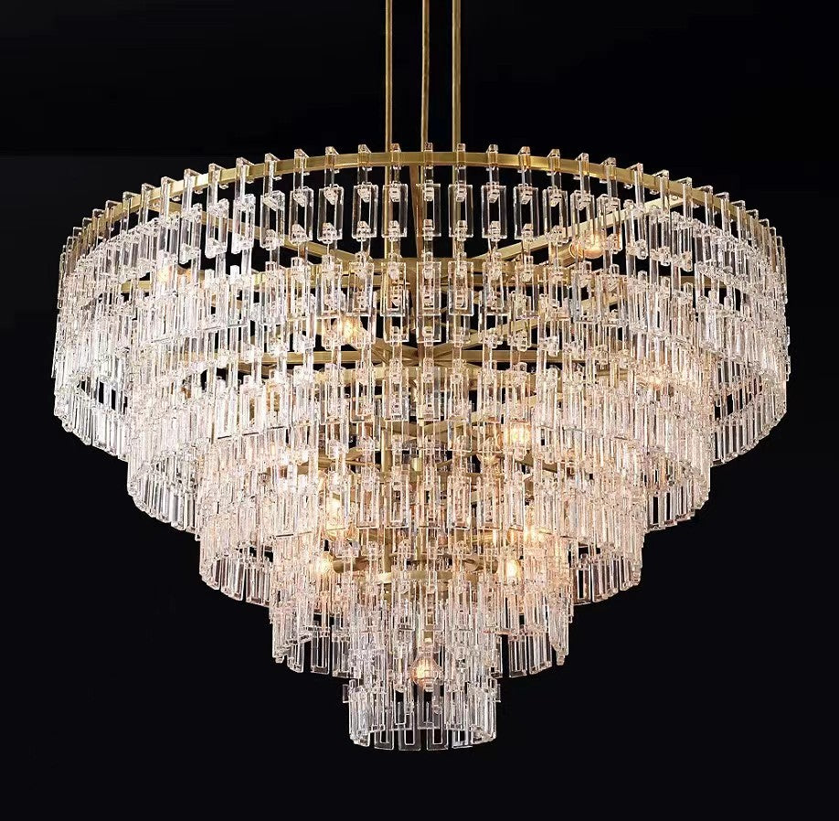 Marignan Tiered Round Chandelier 60"