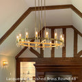 Ravelle Glass Round Chandelier 48