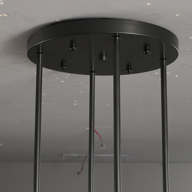 Ravelle Glass Round Chandelier 48"