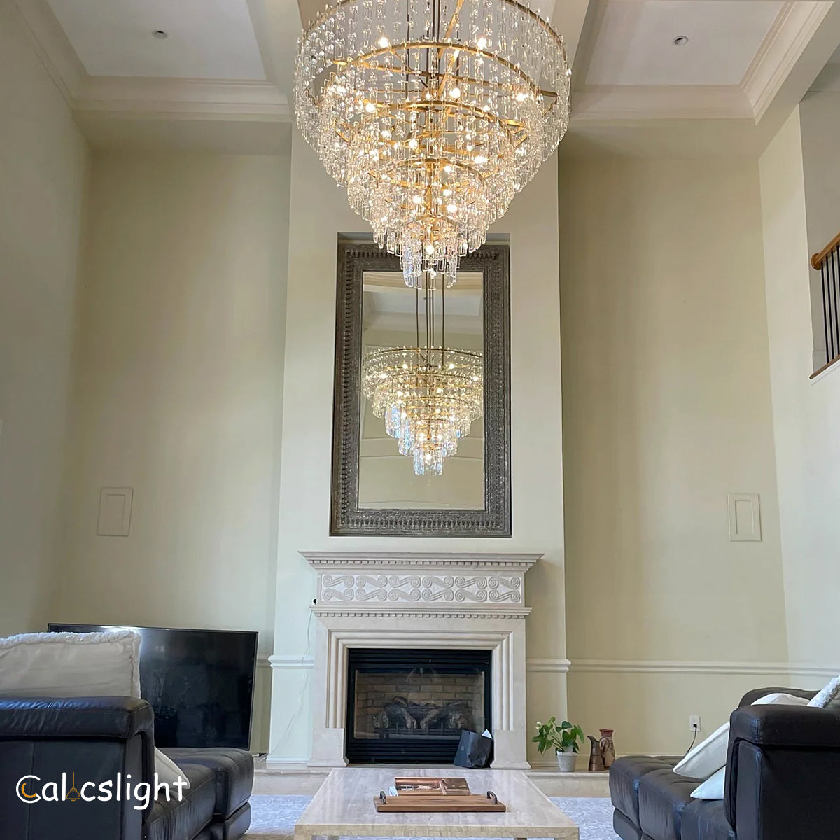Marignan Tiered Round Chandelier 60"
