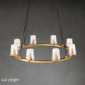 pauillac Clear Glass Round Chandelier 36