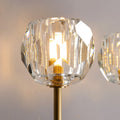 Bille De Clear Crystal Double Ball Wall Sconce 28